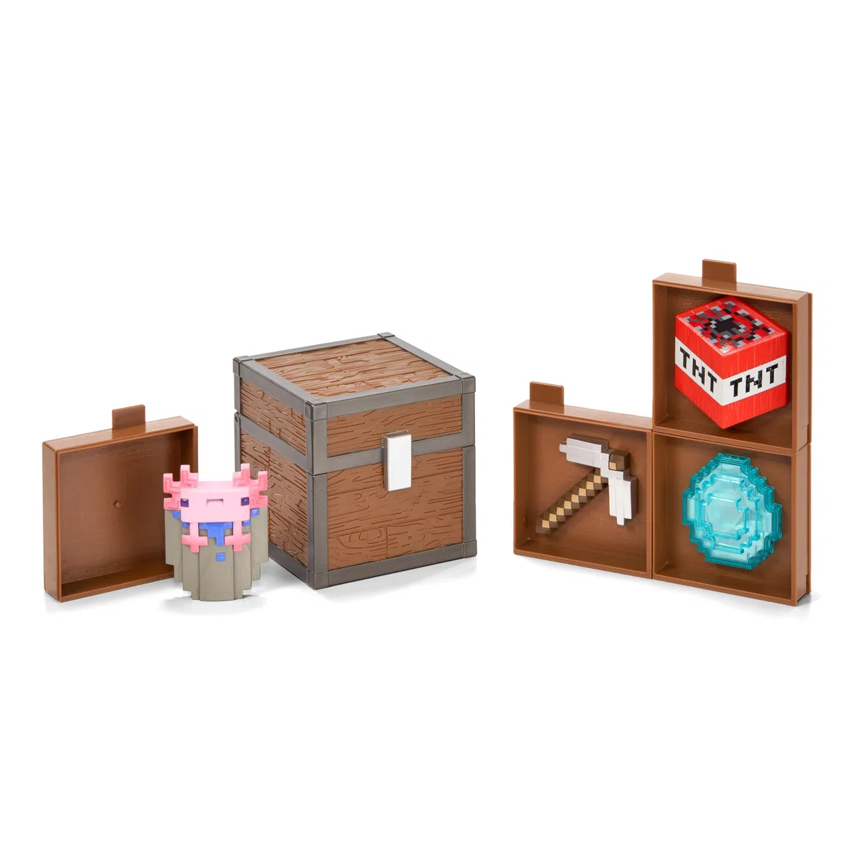 NOBLE Minecraft Set Loot Chest Caves 10Cm