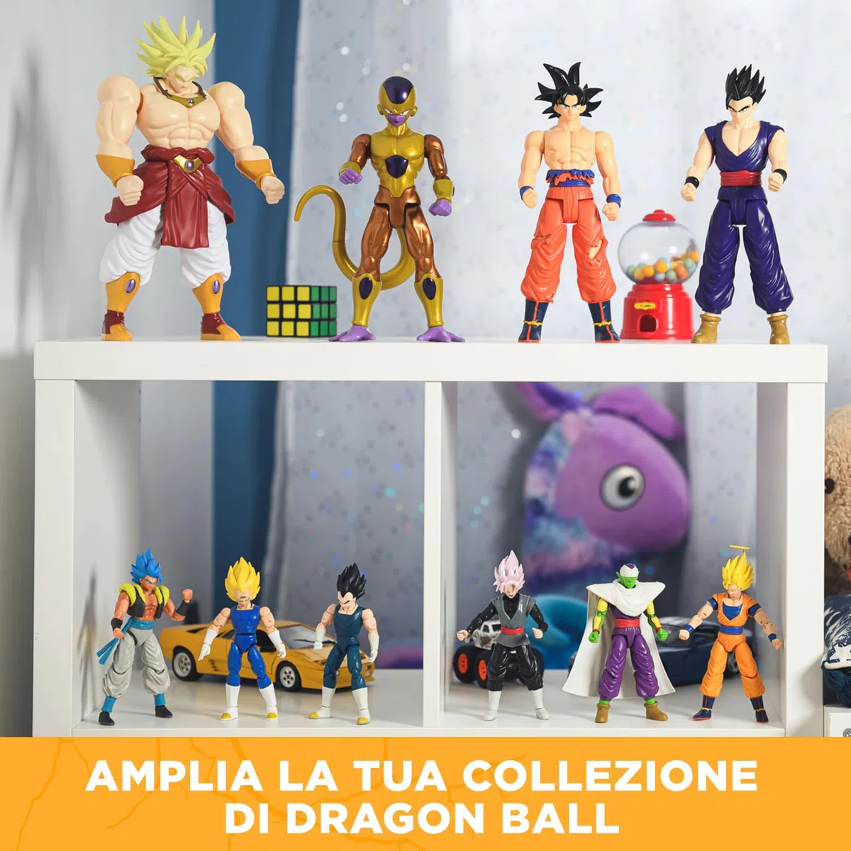BANDAI - Dragon Ball Super - Goku Battle Damage - Figurina Gigante Limit Breaker 30cm - Licenza Ufficiale Dragon Ball - Grande Action Figure Goku Battaglia - Giocattolo per bambini 4 anni e + - 36829