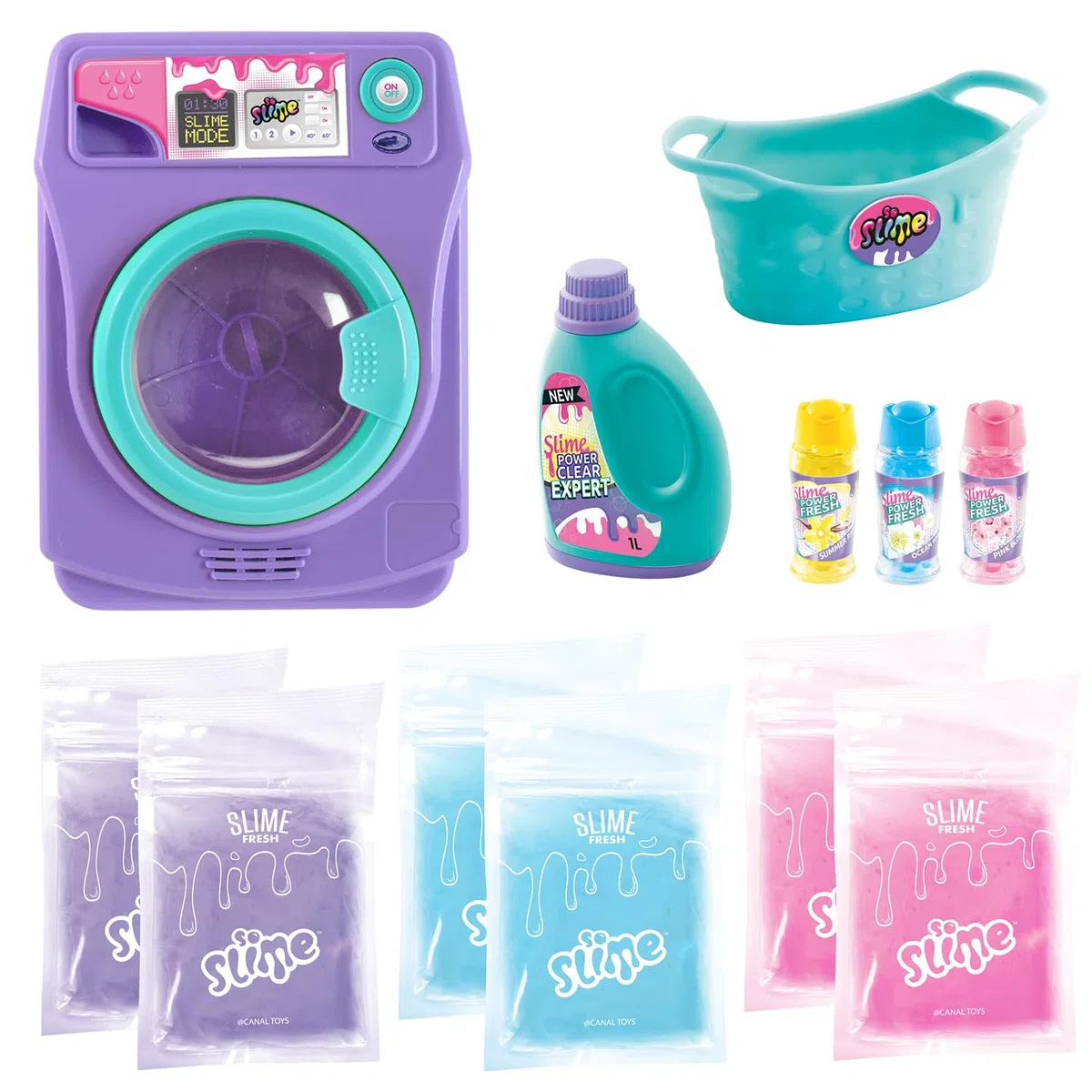 Canal Toys -La lavatrice di Slime-So Fresh-SSC 244, Viola