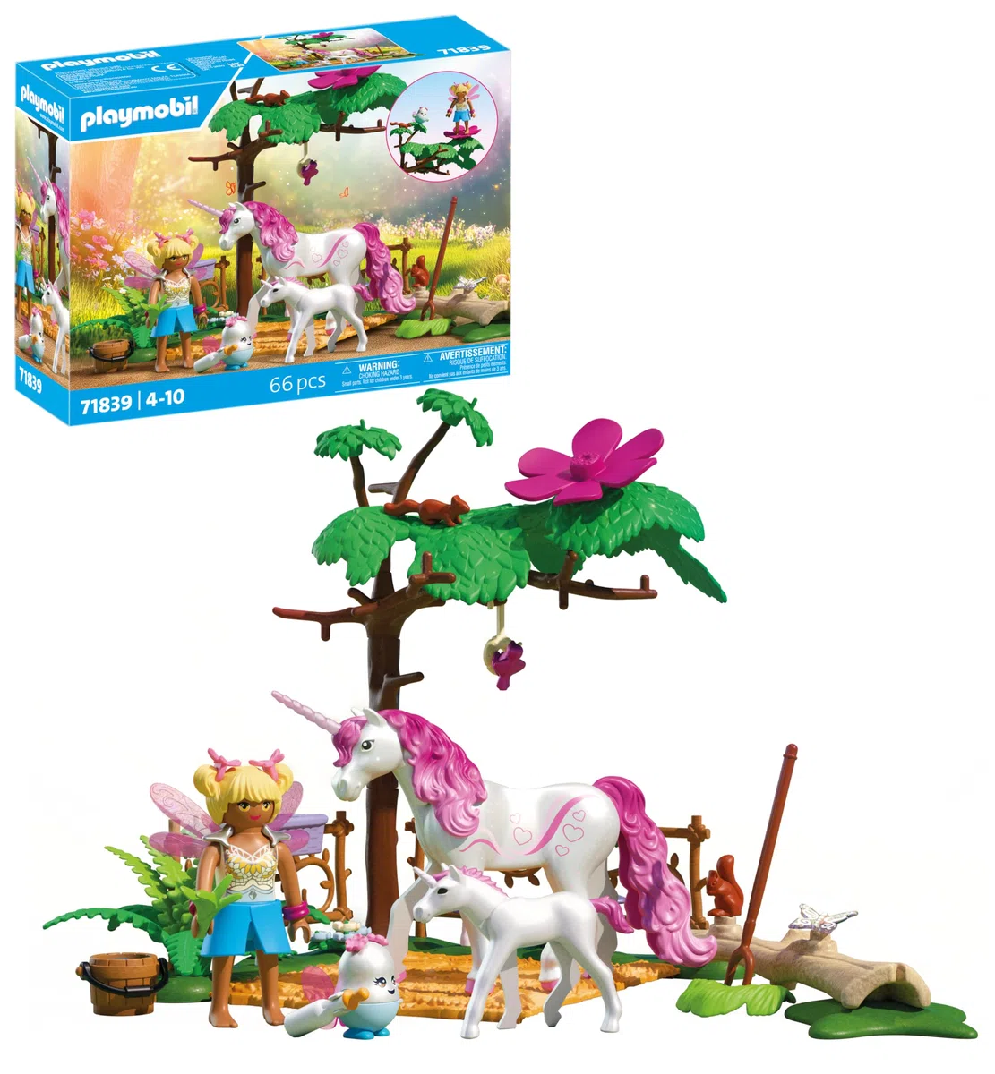PLAYMOBIL Magical Unicorn Stable for Mother and Foal Set da gioco con statuine