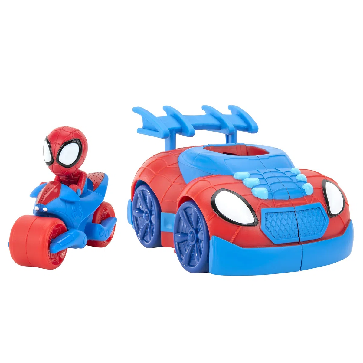 Spidey And His Amazing Friends Veicolo con Figura di Giocattolo, Multicolore, SNF0019