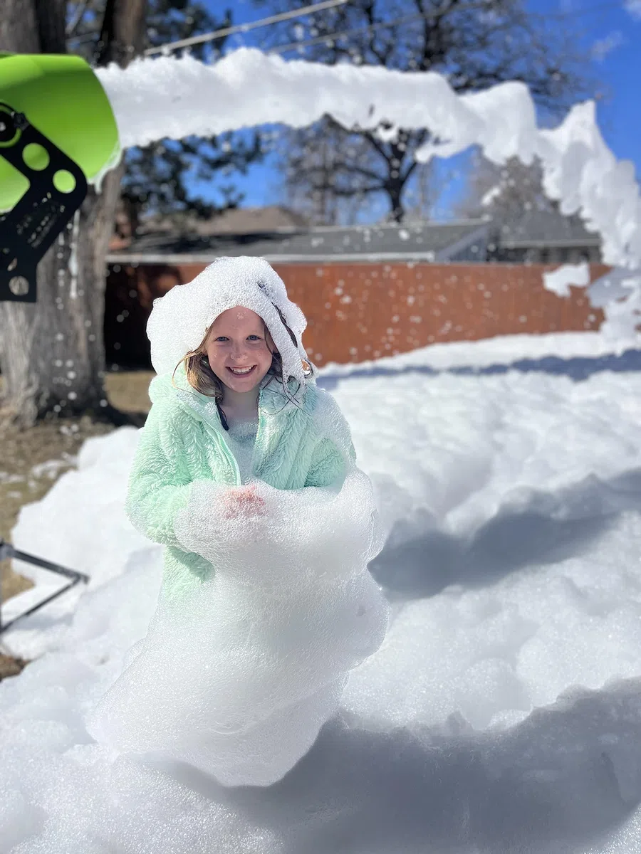 Dr.Party - Confezione singola di polvere in schiuma, crea fino a 120 galloni di schiuma in pochi minuti – Soluzione definitiva per Bubble Party