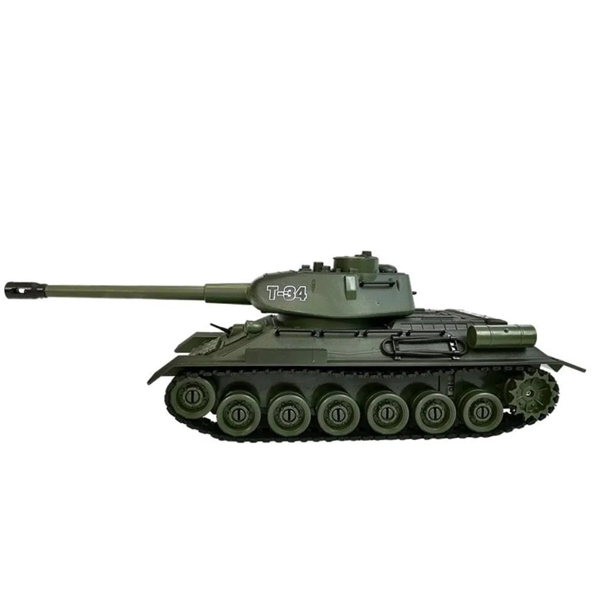 efaso Tank telecomandato T-34 99815-27/40 MHz serbatoio telecomandato con funzione di tiro (simulazione) / sistema di combattimento a infrarossi/torre rotante con suono e luce 1:28 - modello di