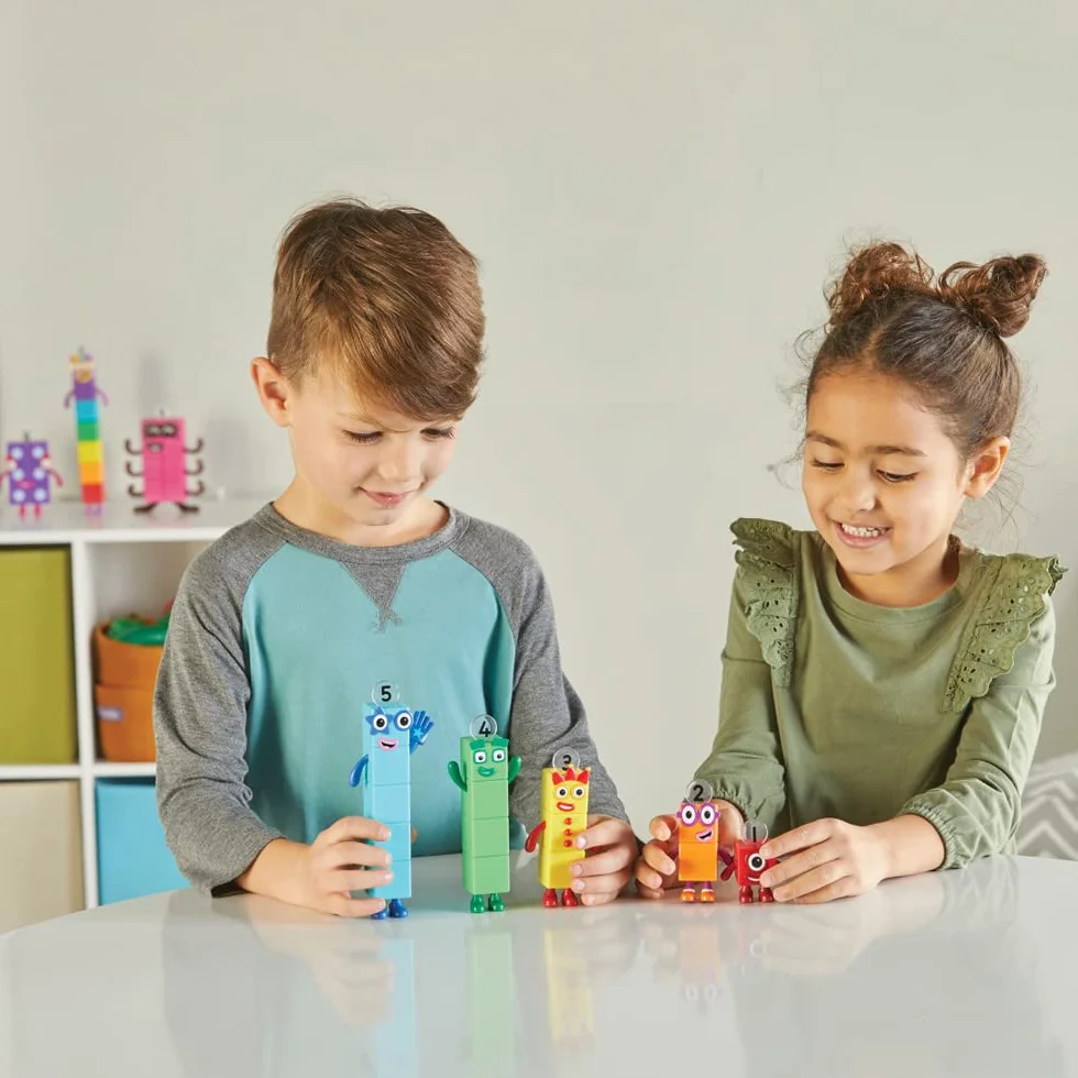 Learning Resources Amici Numberblocks da Uno a Cinque, Giocattoli da collezione ufficiali, Comprende i Numberblocks Uno, Due, Tre, Quattro e Cinque