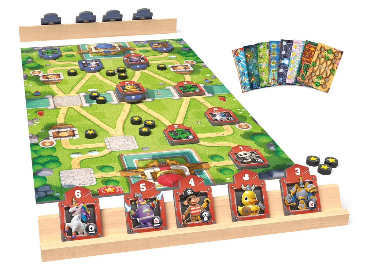 Asmodee Toy Battle - Gioco da tavolo strategico, gioco da tavolo divertente per due giocatori dagli 8 anni in su, 15 minuti di gioco, versione italiana