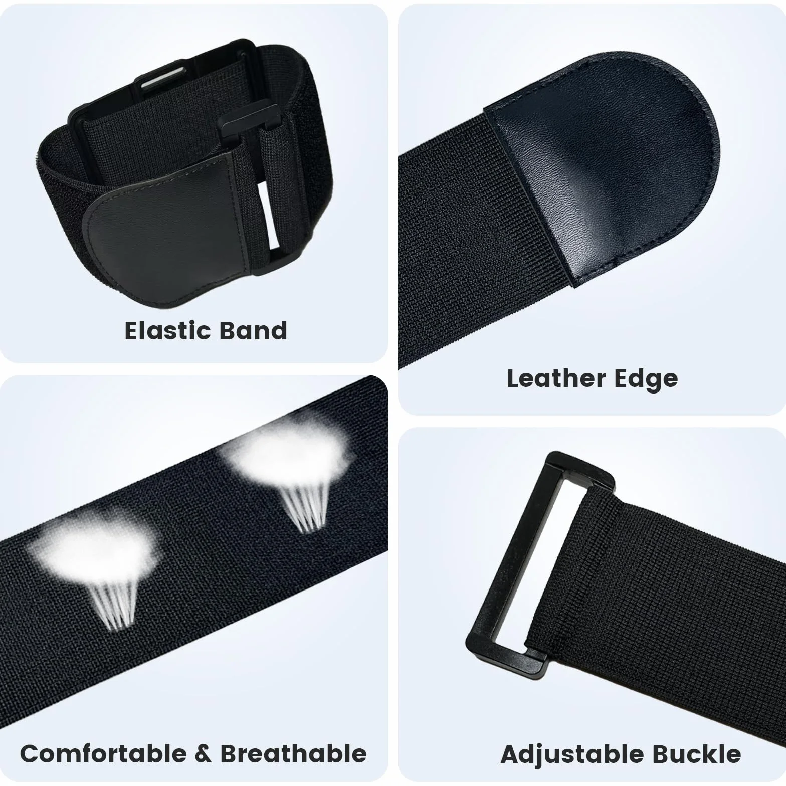 OHLPRO Tavolo da Pilota per Ginocchio per iPad & Tablet 7"-11", 2 Cinturini Elastici Aggiornati per una Fissazione Sicura sulla Coscia, Angolazione Regolabile, Materiale Plastico di Alta Qualità