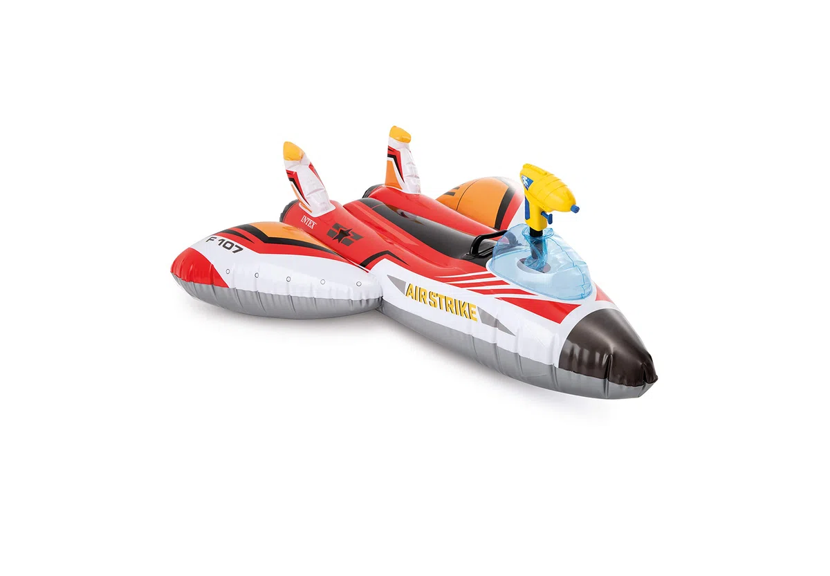 Intex Pistola ad Acqua Aereo 116,8 x 116,8 cm, per Bambini dai 3 anni in su, 1 galleggiante, colore può variare