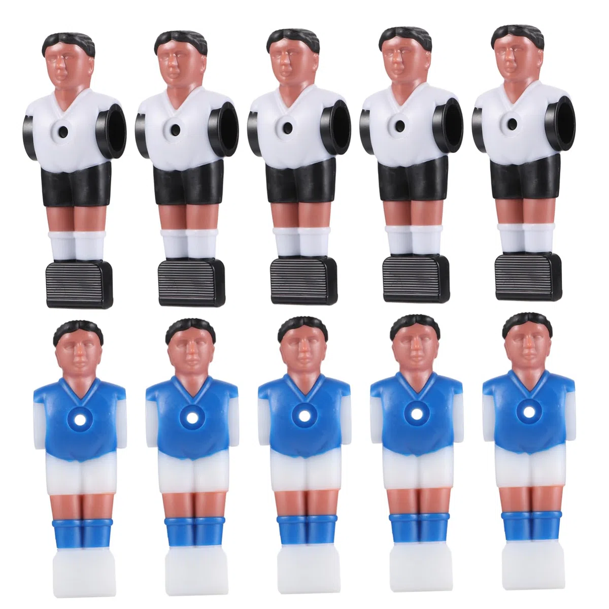Giocatori Calcio Balilla 10 Statuette Accessori Tavolo Facili Usare Compatibili Calcio Balilla