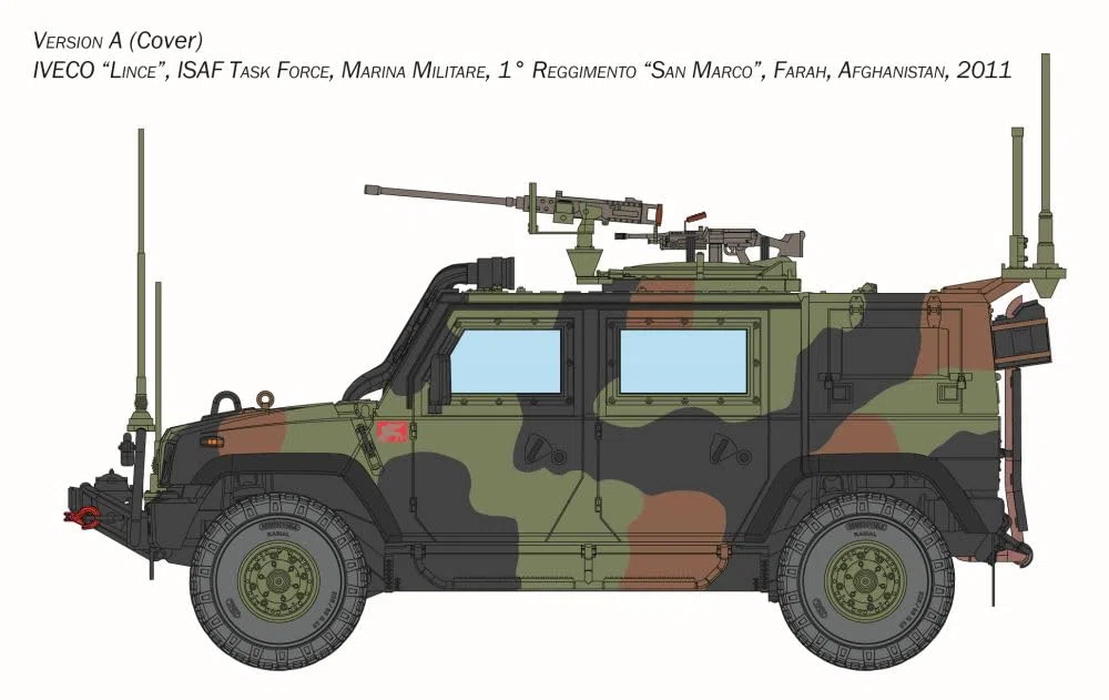 Italeri 6766 VTLM Lince, scala 1:35, Plastic Model Kit/Modello in plastica da montare