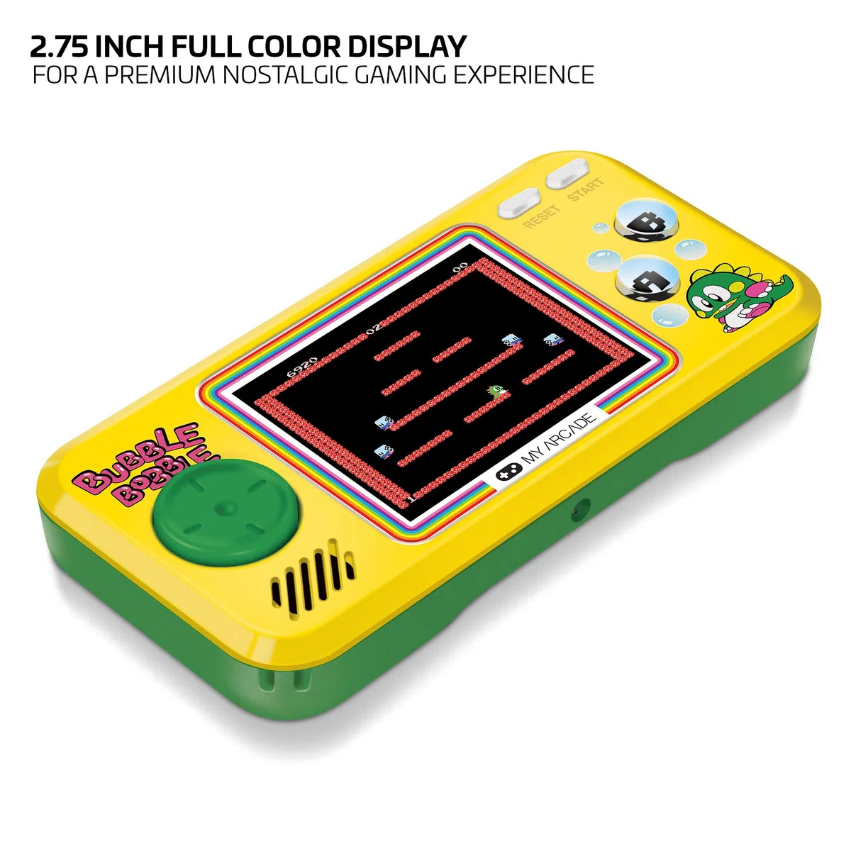 My Arcade Pocket Player Bubble Bobble Retro Console One Size