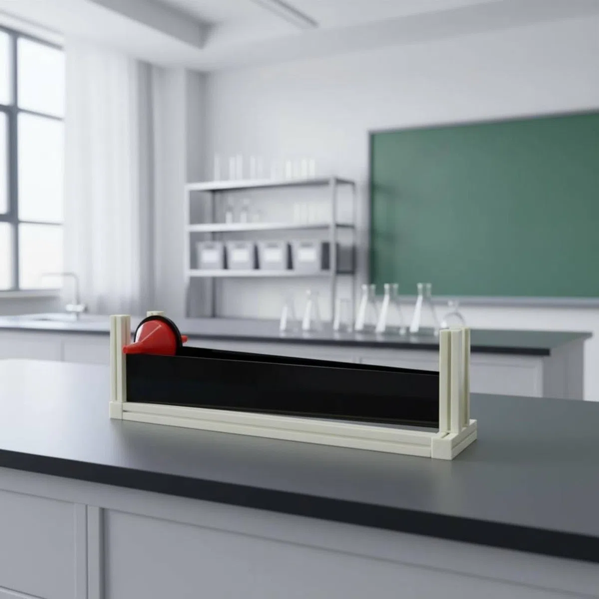 Dimostratore Cono Esperimento Scientifico Esposizione Centro Massa Apparato Fisico Materiale Plastica Osservazione Aperta Adatto per Lezioni Pratiche Attività Educative