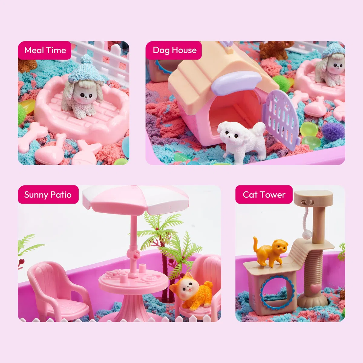 Klever Kits Scatola sensoriale per Animali Domestici, Fantastico Regalo Giocattolo per Bambini dai 3 Anni in su