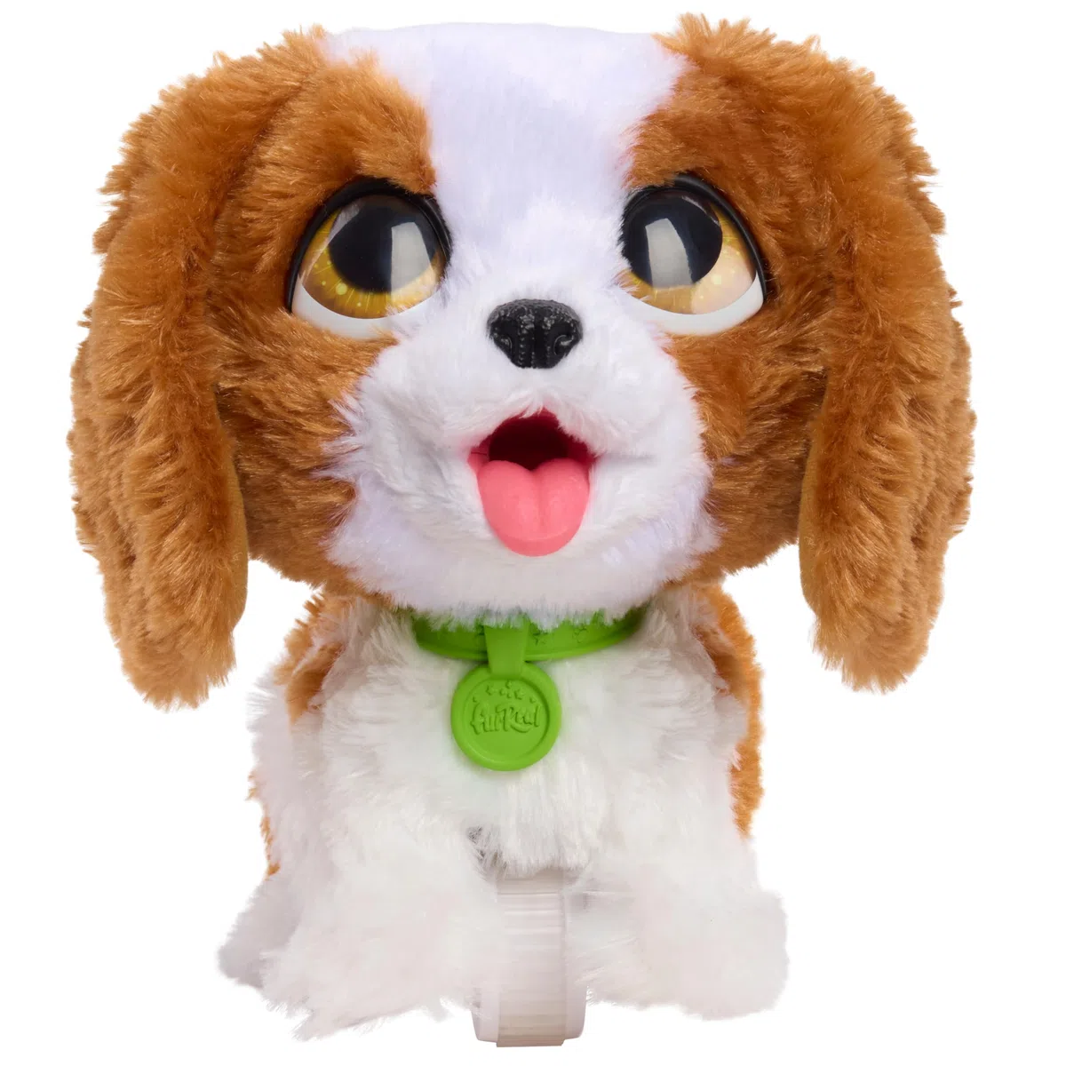 Just Play Peluche interattivo di Cavalier King Charles Spaniel furReal Poop-a-Lots, cucciolo di peluche che cammina da 20,3 cm, giocattoli per bambini dai 4 anni