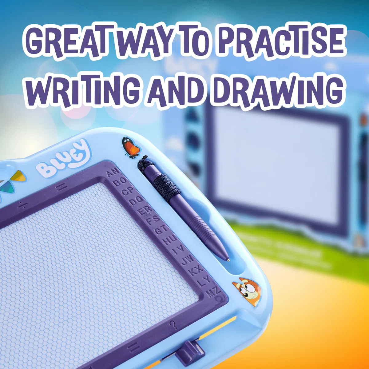 BlueY Lavagna Magnetica per Bambini - Lavagnetta Cancellabile Bambini con Penna e Timbri - Lavagna Magica Giochi Educativi Regalo 3+