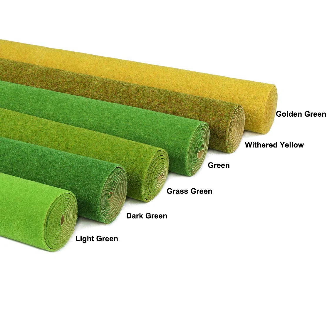 Evemodel CP103 - Tappetino per erba artificiale, 40 x 100 cm, per decorazione bambini, artigianato, paesaggio, modellino fai da te