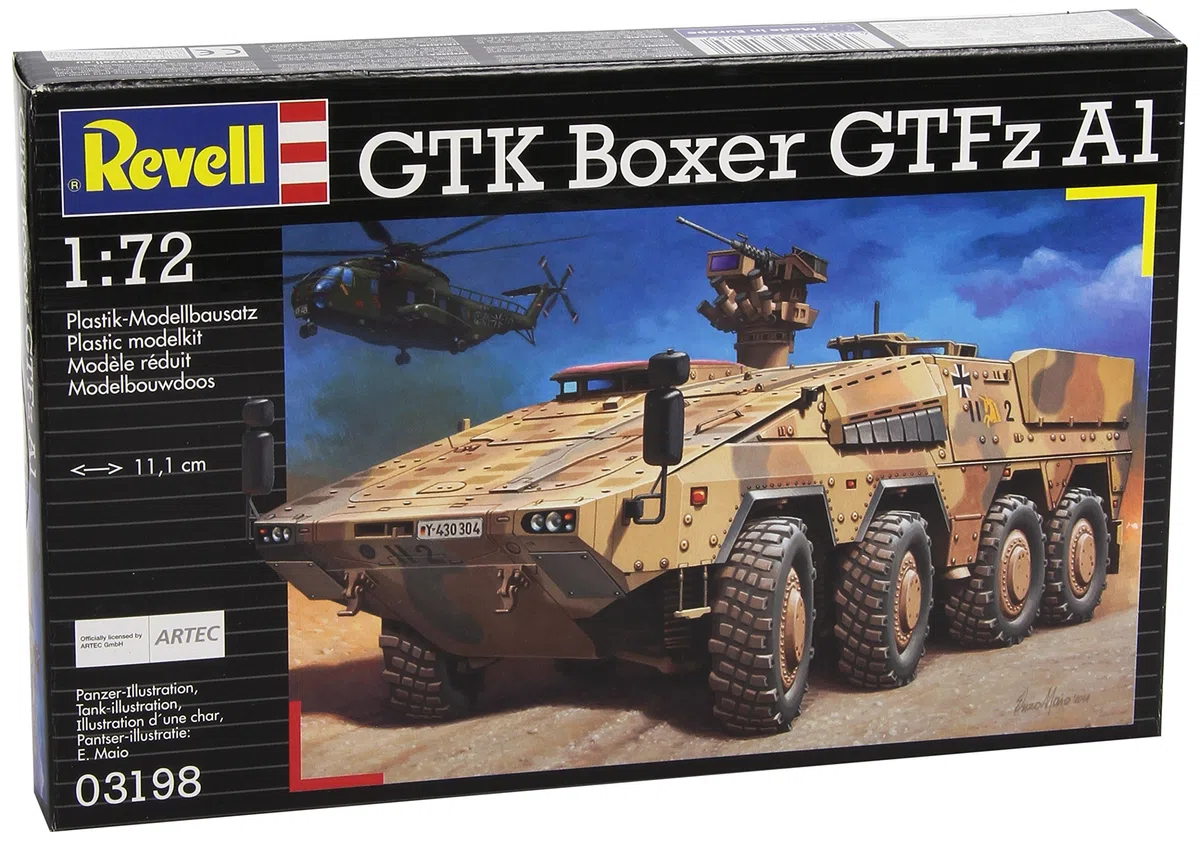 Revell 03198 - GTK Boxer GTFzA1 Kit di Modello in Plastica, Scala 1:72