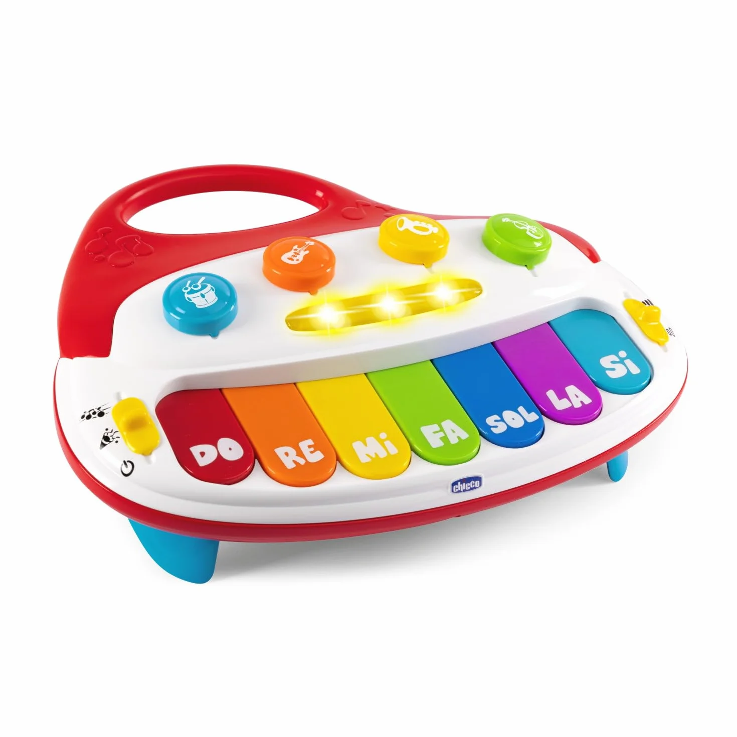 Gioco Il Mio Primo Piano, Gioco musicale per bambini, Facile da afferrare, 7 tasti, Luci, 2 modalità, Elettronico, 1-4 anni