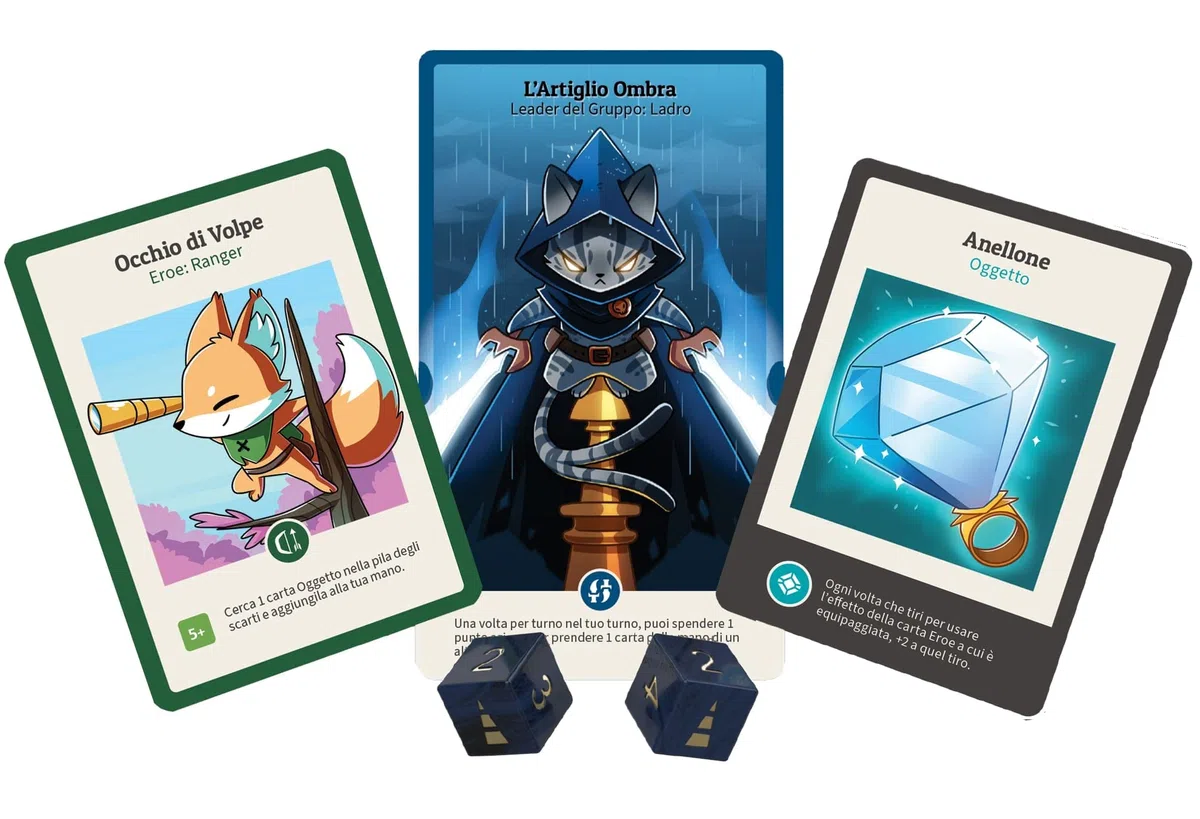 Asmodee – HERE TO SLAY – Raduna il tuo Gruppo di Eroi e Stermina i Mostri – Gioco da Tavolo Strategico, Carte da Gioco Competitivo per Amici e Famiglia – 2-6 Giocatori – 10+ Anni – Ed. in Italiano