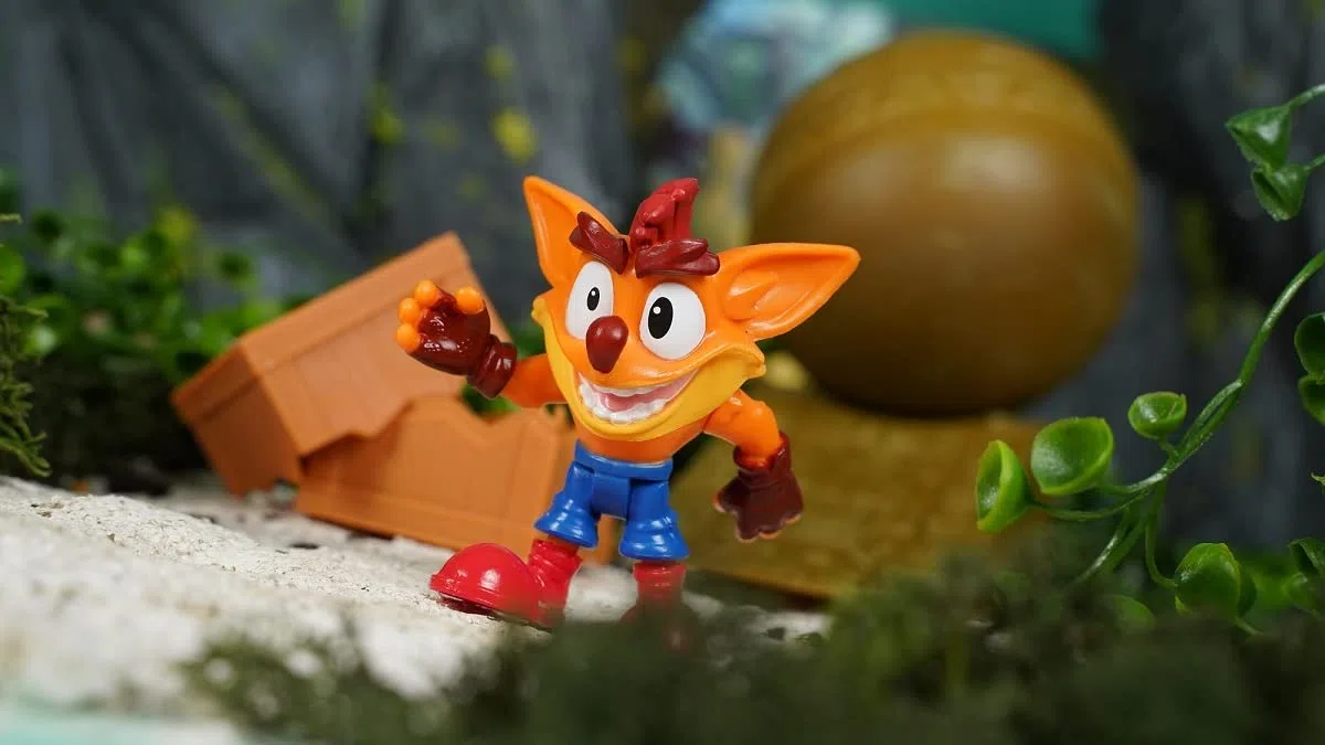 Crash Bandicoot Diorama Boulder Dash da 2,5"