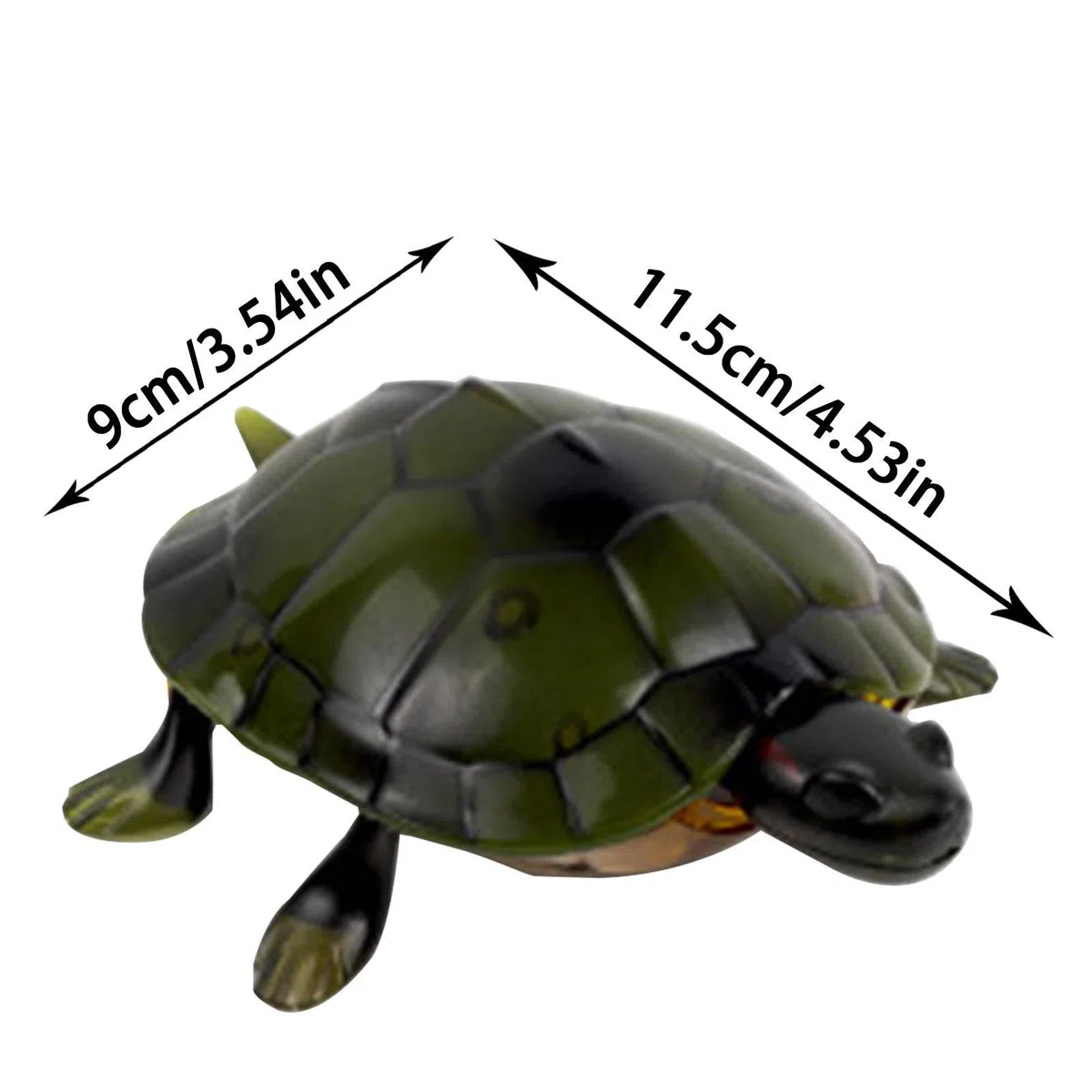 Tartaruga marina telecomandata – Tartaruga robot elettronico, giocattolo animale acquatico realistico, giocattolo RC di apprendimento intellettuale, set di gioco interattivo | Aspetto realistico per