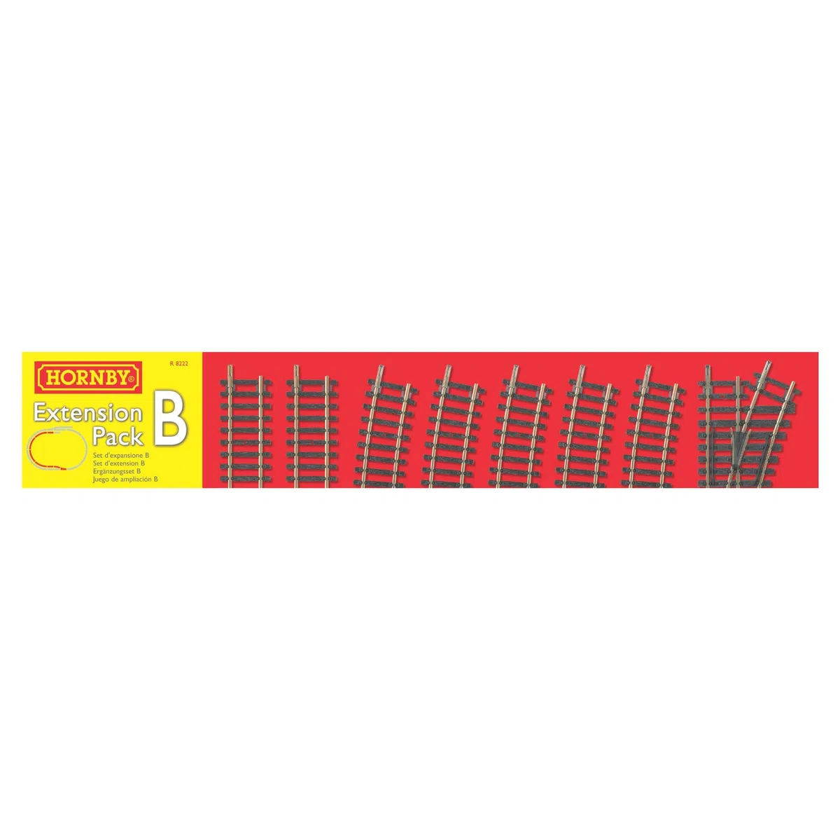 Hornby R8222 - Set di binari per modellismo ferroviario, pacco B, scala H0