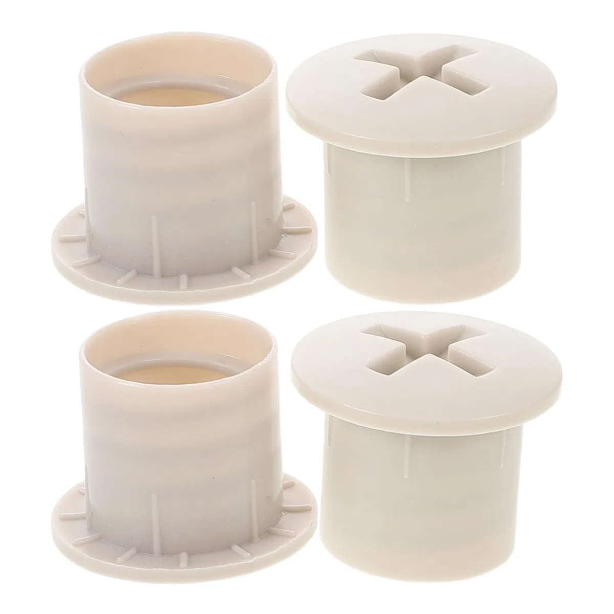 SUPVOX Set di 4 tappi per viti in plastica per scivoli per bambini, accessori per attrezzature da gioco, colore: grigio