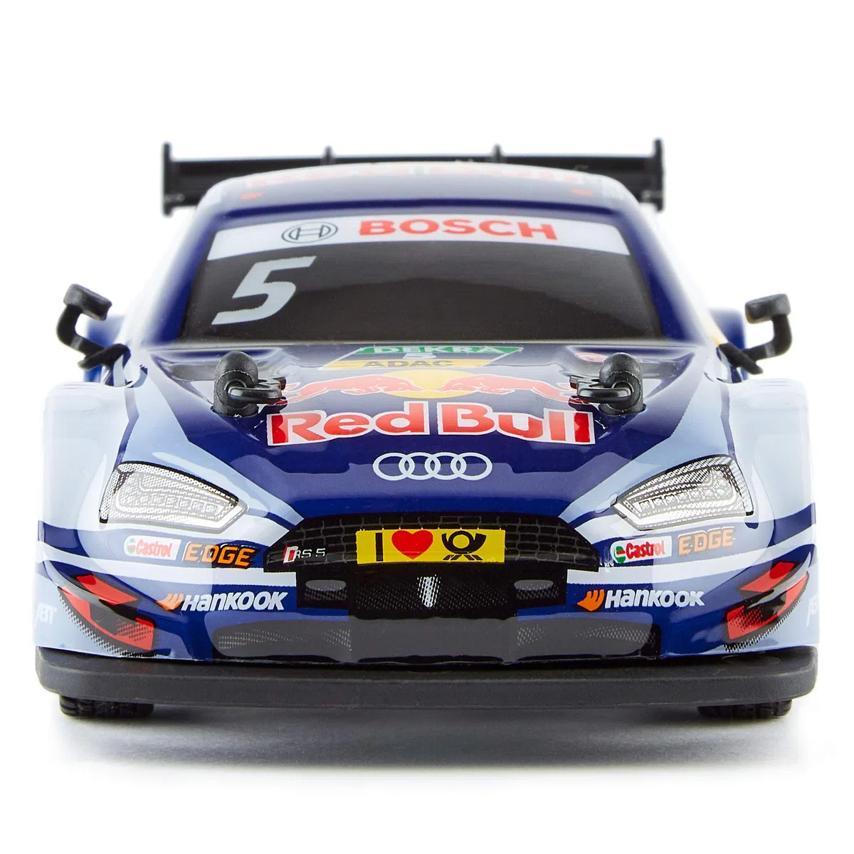 CMJ RC Cars Auto AUDI RS5 DTM con licenza ufficiale Telecomando Scala 1:24 2.4 Ghz Blu/Rosso Toro