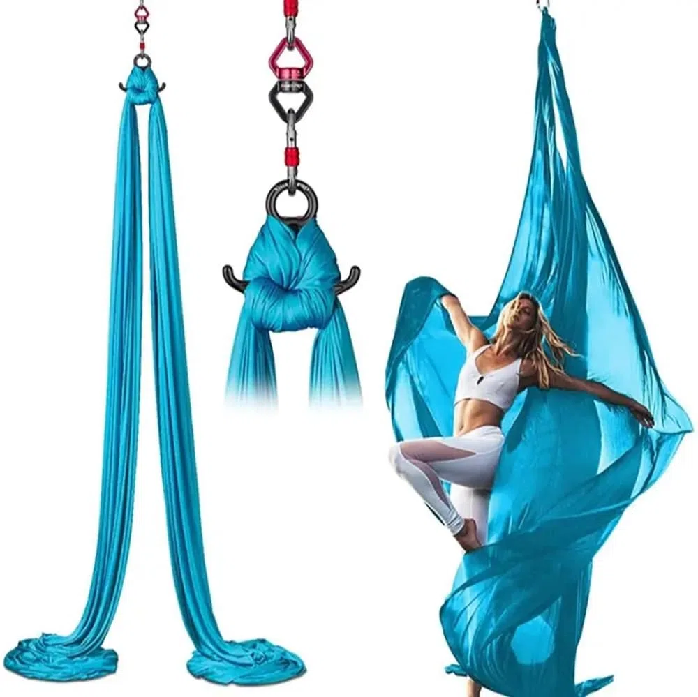 Hardware per Aerial Dance Set Aerial Silk Swivel Climbing Accessori Fly Aerial Silks e Amaca Altalena Set Accessori Set