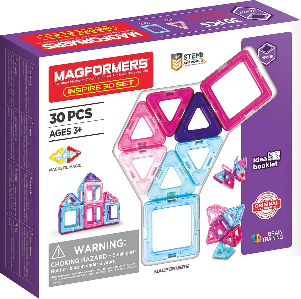 Magformers - Set per costruzuioni e connessioni Creative Inspire, 30 pz.