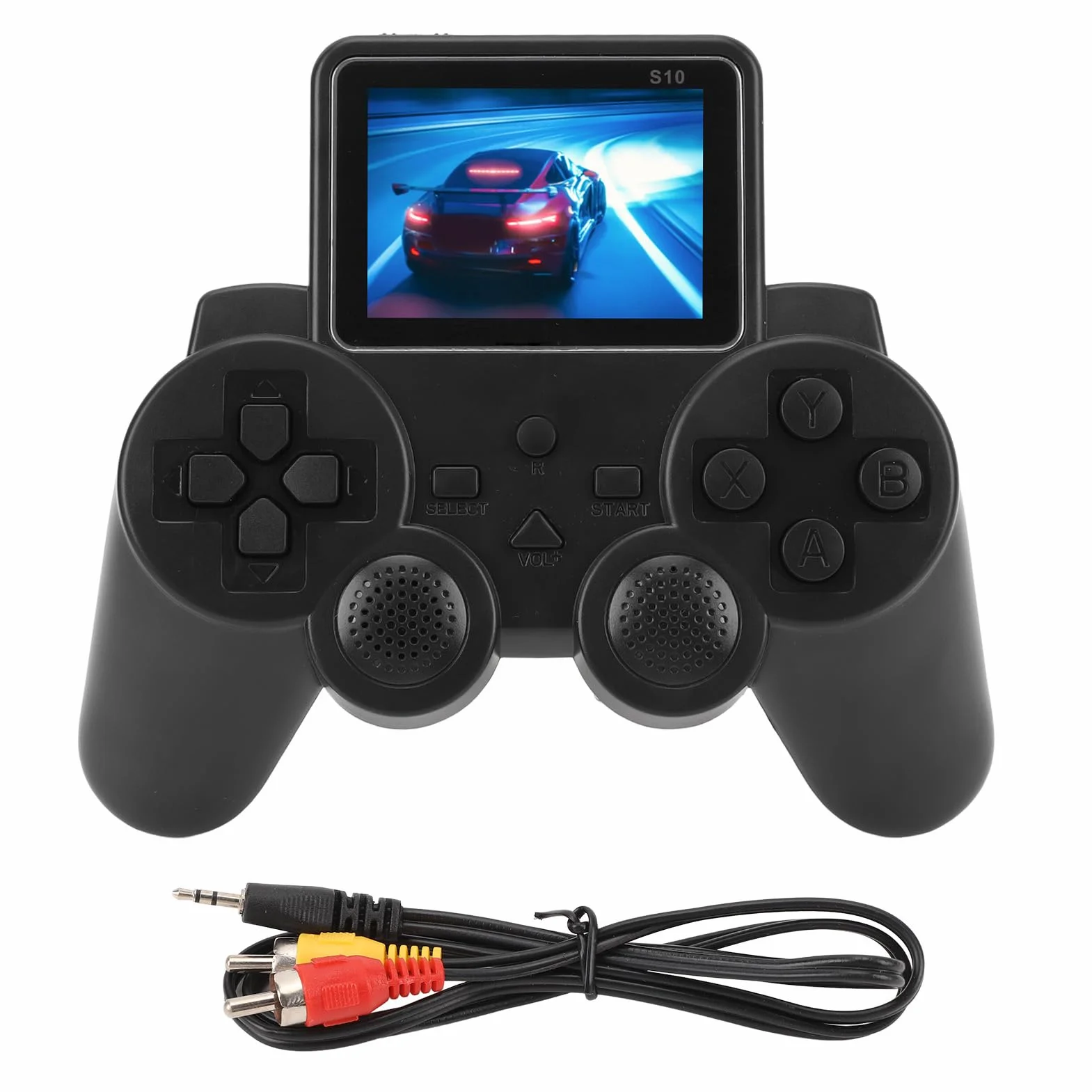 Wakects Console di Gioco Portatile, Batteria Ricaricabile con Uscita AV TV con Schermo da 3,0 Pollici con più Giochi Sportivi Classici per Giochi Portatili per Bambini in Famiglia