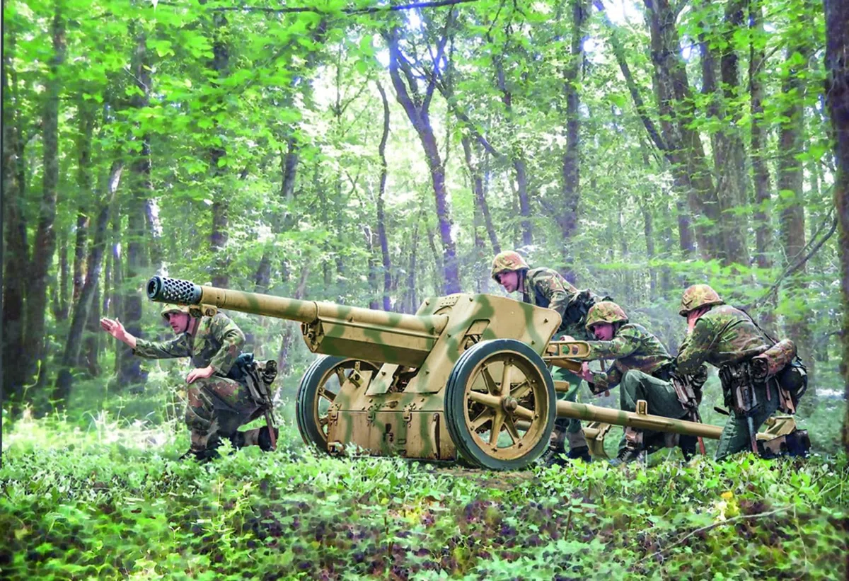 Italeri 96460 Pak 97/38 AT Gun with crew, scala 1:35, Plastic Model Kit/Modello in plastica da montare