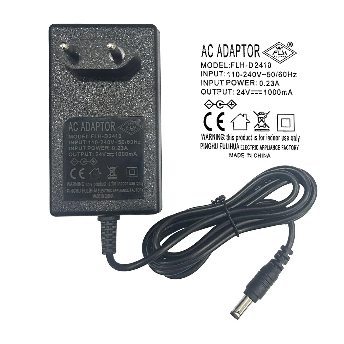 Caricatore per Auto Elettrica 24 V 1000 mA 1 A per Bambini Cavo di Ricarica da 24 V Morsetto a Coccodrillo