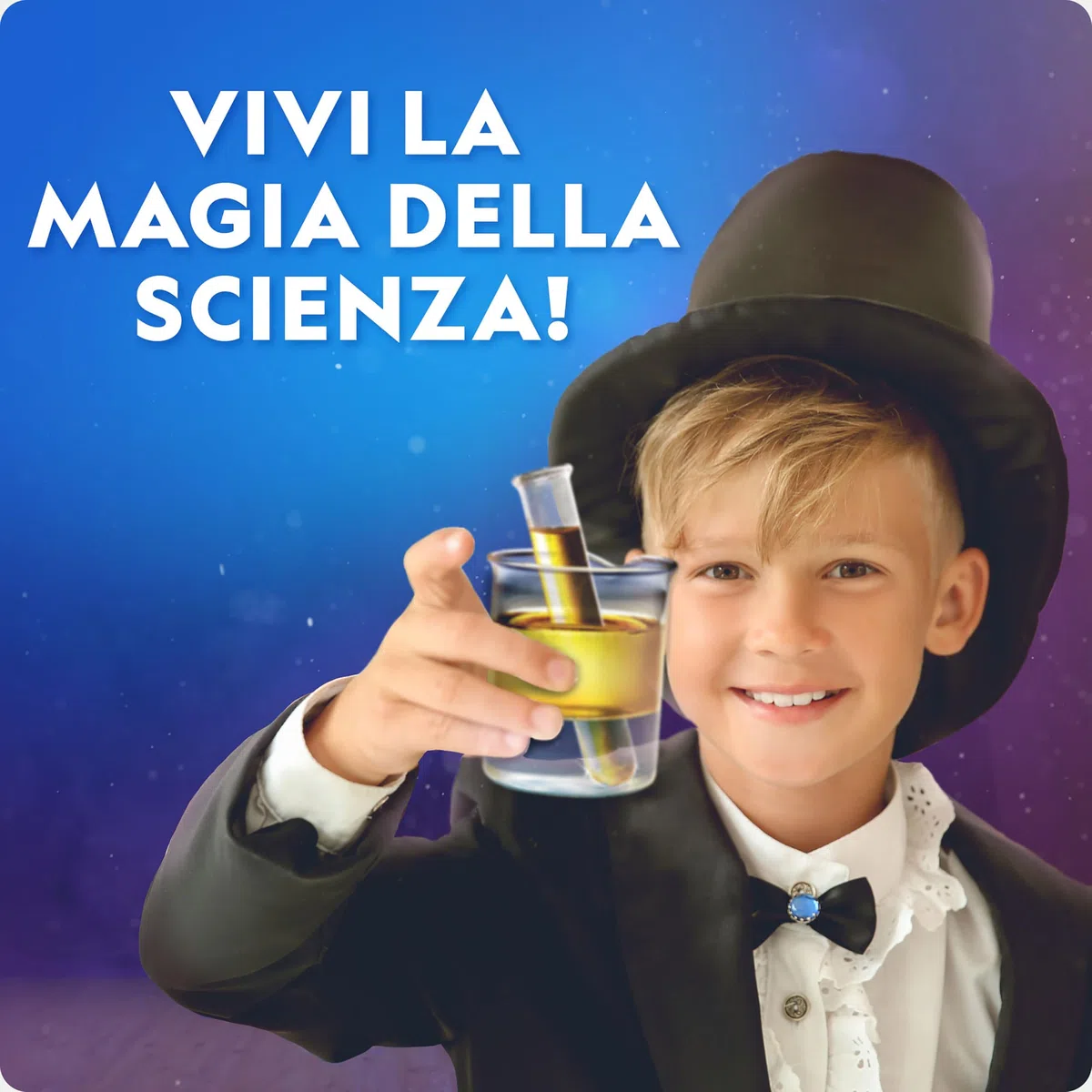 NATIONAL GEOGRAPHIC Science Magic Kit – Oltre 100 esperimenti scientifici e trucchi di magia per bambini, set di chimica e kit di attività STEM, divertente gioco educativo per bambini