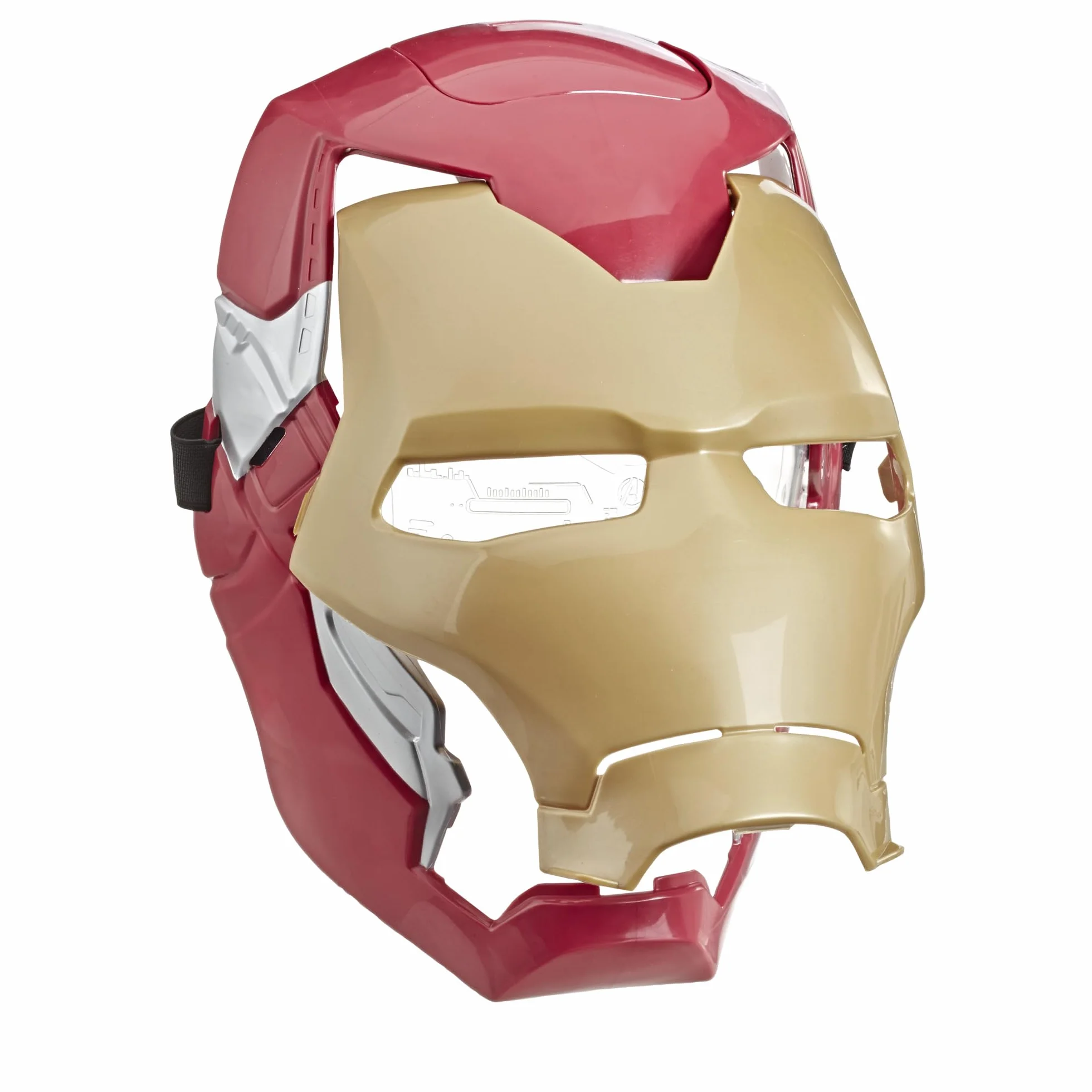 Hasbro Marvel Avengers, Maschera Alzabile di Iron Man con Effetti Speciali, Adatta al Gioco di Ruolo a Tema Supereroi, per Bambini e Bambine dai 5 Anni in su
