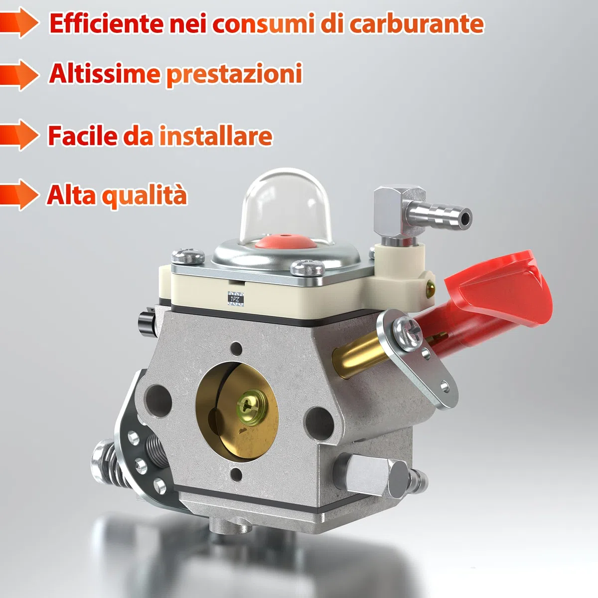 1PZ Kit Carburatore per Walbro WT-668 WT-668B Baja 5B 5T 23-30,5cc | Compatibile con WT-997, WT-664, HPI Baja 5B SS, Rovan, KM, Zenoah, CY, RCMK e Losi 5ive-T