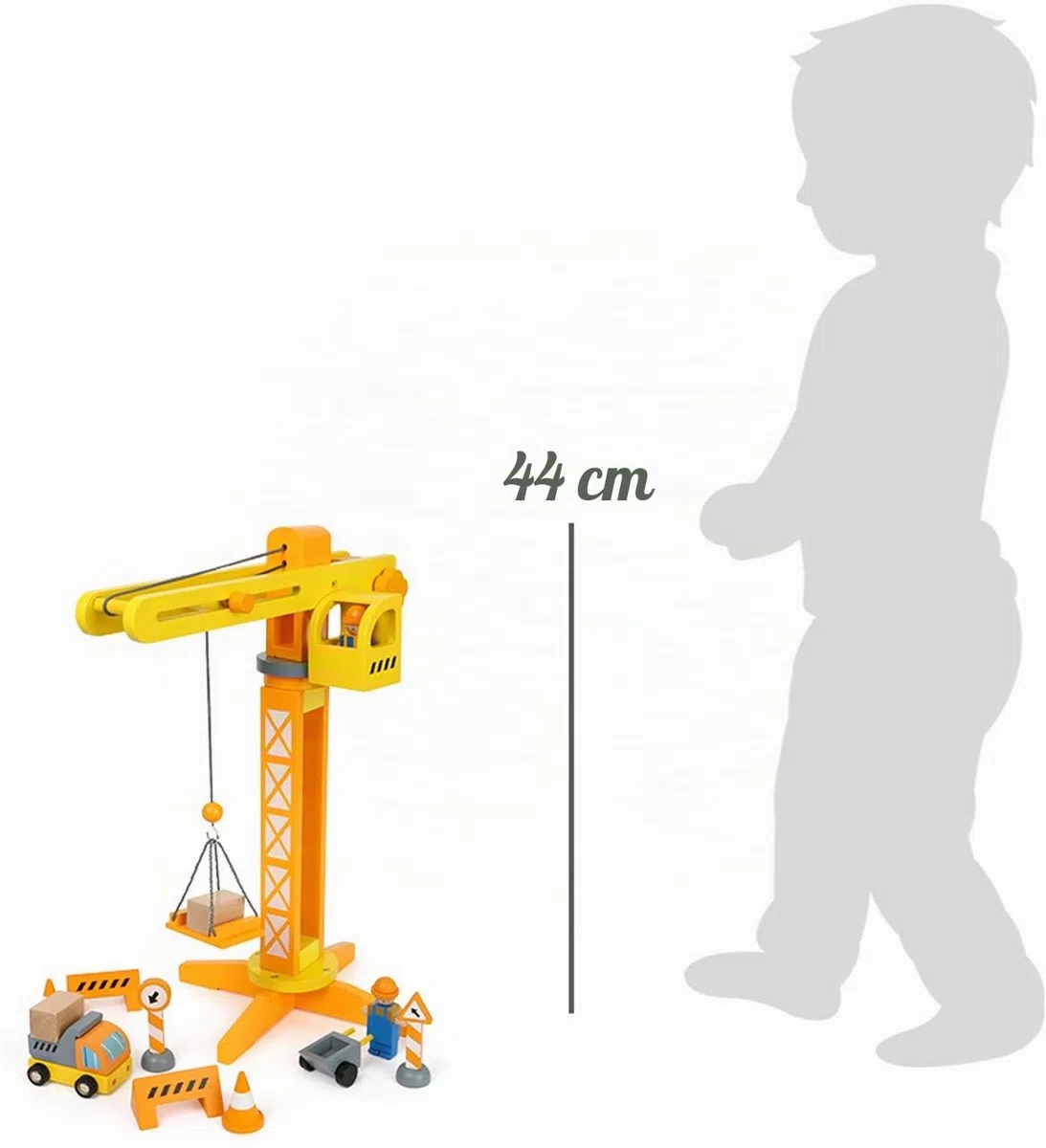 Small Foot Gru da Cantiere con Accessori