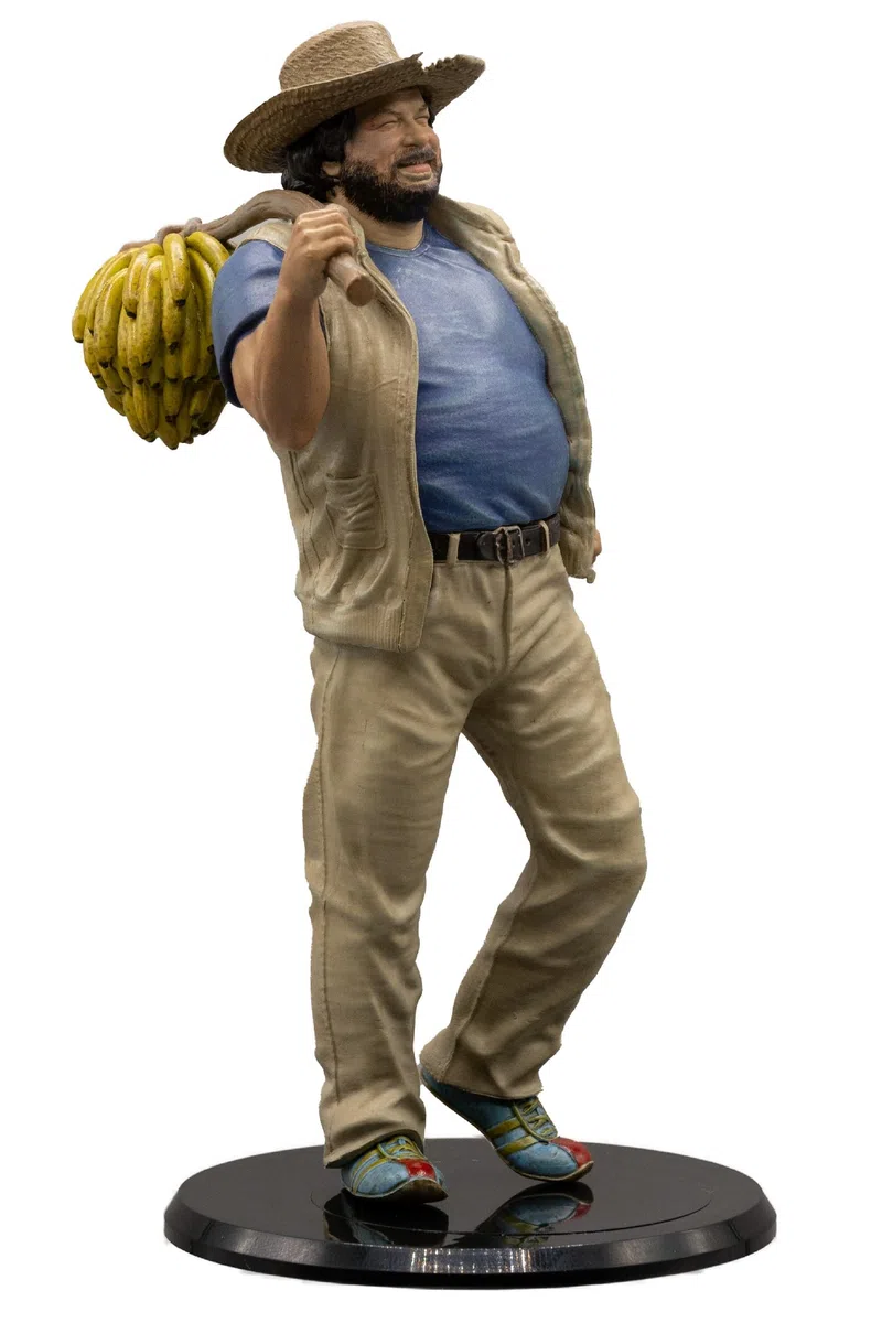 BUD SPENCER Joe - Scena Film BANANA JOE - Statua Figura da Collezione in PVC - scala 1/12 - altezza 16cm
