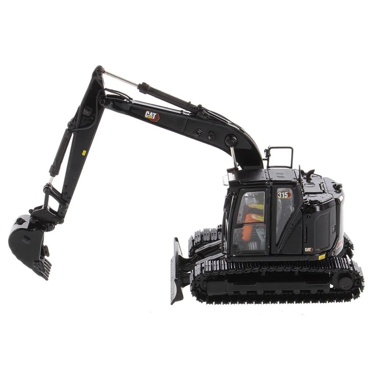 Diecast Masters 85957BK - Escavatore idraulico Cat 315, nero, scala 1:50, da 14 anni, in scatola di latta, adatto ai collezionisti