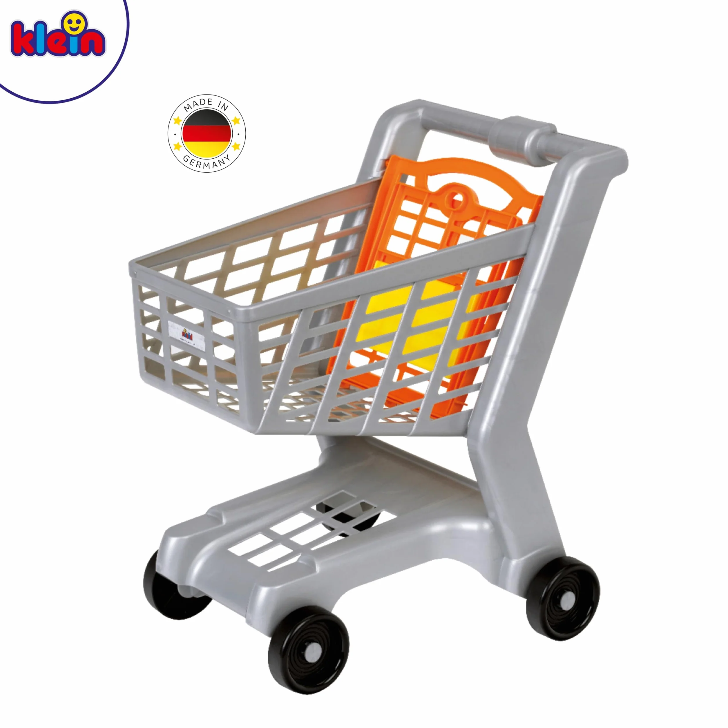 Theo Klein 9690 Carrello della Spesa I con Sedile Ribaltabile per Bambole I in plastica di Alta qualità I Giocattoli per Bambini dai 3 Anni in su