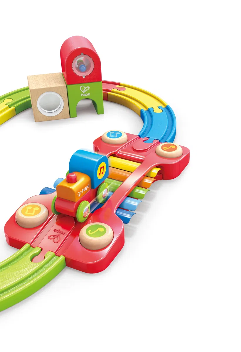 Hape Pista Treno Musicale – Un Viaggio Sensoriale e Sonoro