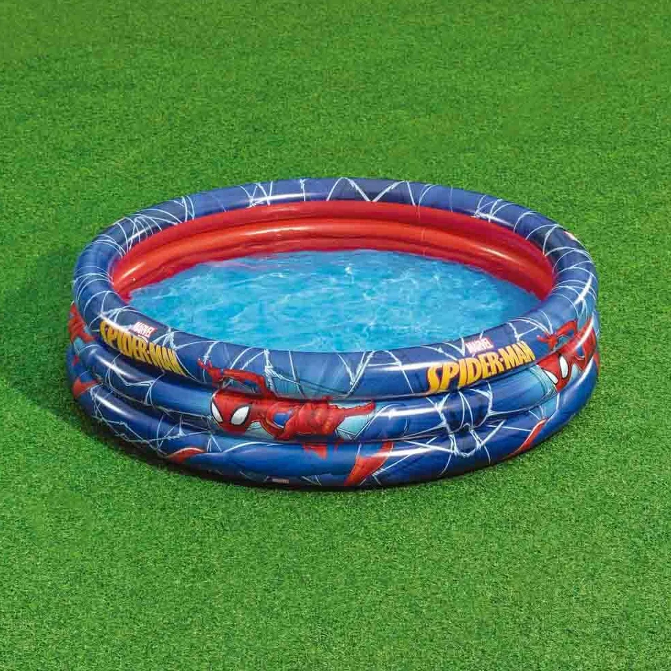 Bestway 98018-4 Piscinetta gioco per bambini Spider-Man, 2+ anni