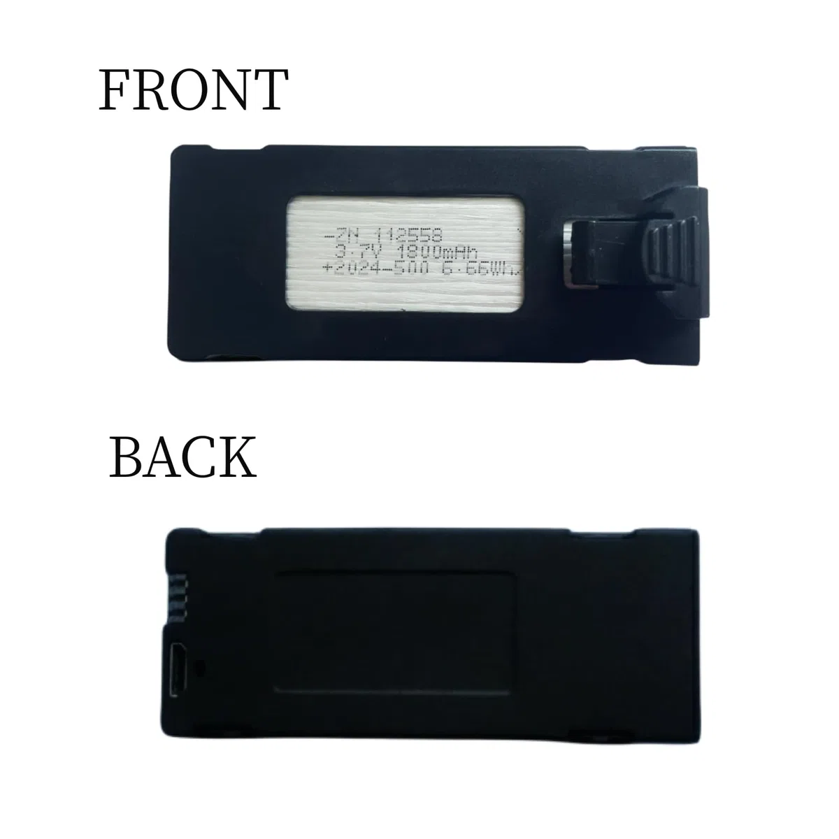Batteria Ricaricabile da 3.7V 1800mAh per E88 E88PRO E99 E99PRO E525 P1 P5 K3 P15 P15PRO LS-S1S A88 Drone Batteria Quadcopter Batteria con cavo di ricarica USB (3 pezzi)