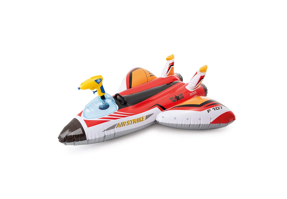 Intex Pistola ad Acqua Aereo 116,8 x 116,8 cm, per Bambini dai 3 anni in su, 1 galleggiante, colore può variare