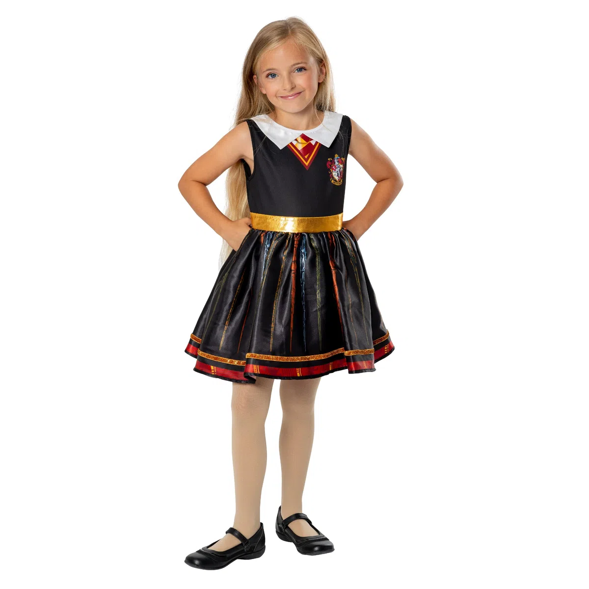 Rubies Costume Vestito Gryffindor per bambina e bambini, Vestito da Hermione, 5-6 anni, Ufficiale Harry Potter per Carnevale, Halloween, Natale, Cosplay, Feste