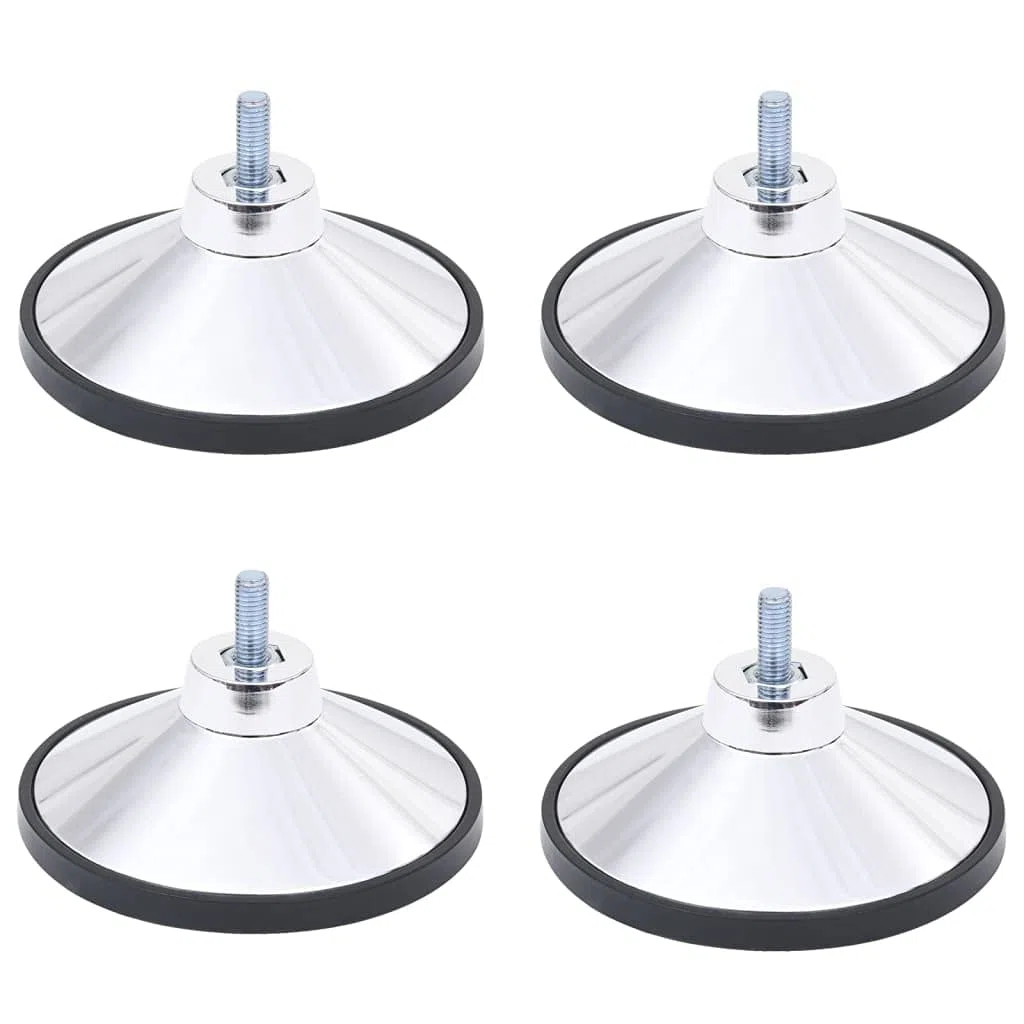 vidaXL Piedini per Calcio Balilla 4 pz Cromo M10