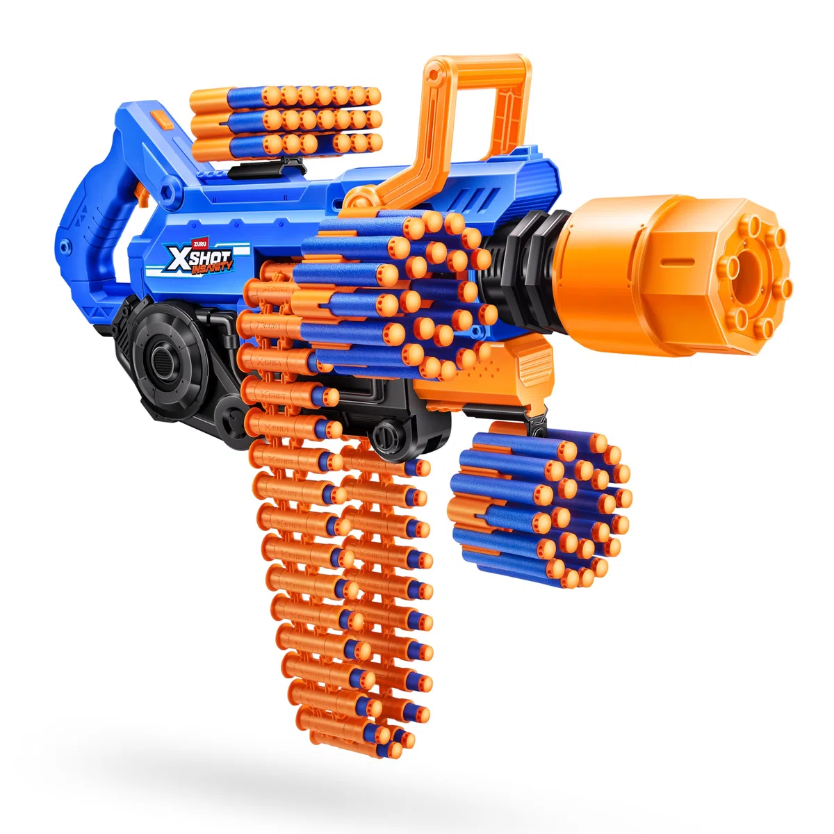 XSHOT Insanity Smoking Barrel Blaster con 72 dardi con tecnologia Air Pocket di ZURU, Dart Blaster con meccanismo fumante, giocattolo da usare all’aperto per bambini e bambine