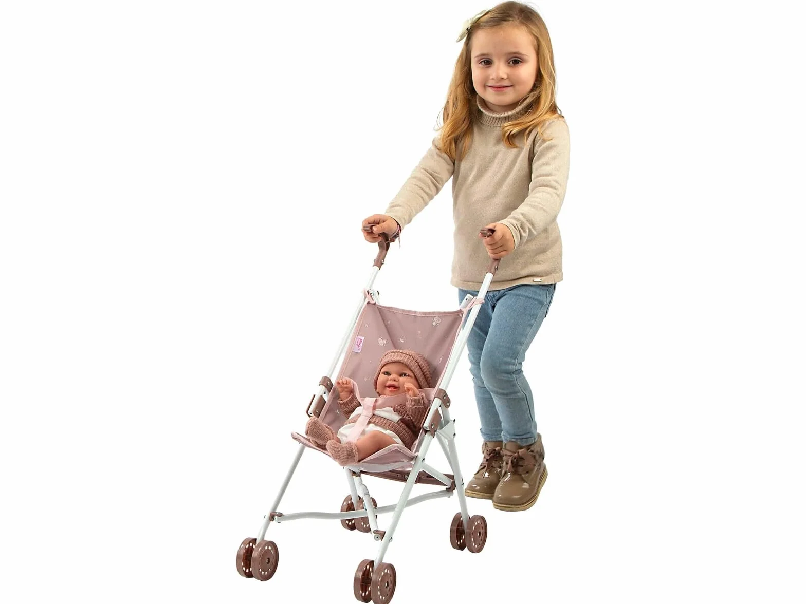 ARIAS - Passeggino della collezione Bear. È pieghevole e molto leggero. Dimensioni: 27 x 47 x 58 cm. Giocattolo Bambini +3 anni (ARI40861)
