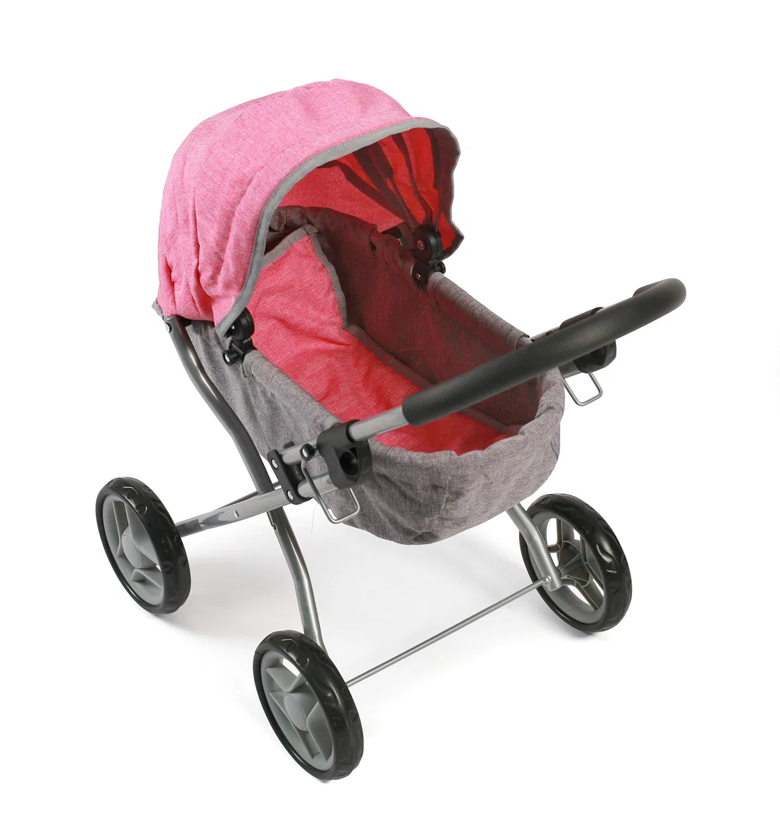 Passeggino per bambole Lilli, piccolo passeggino per bambole, colore: rosa melange