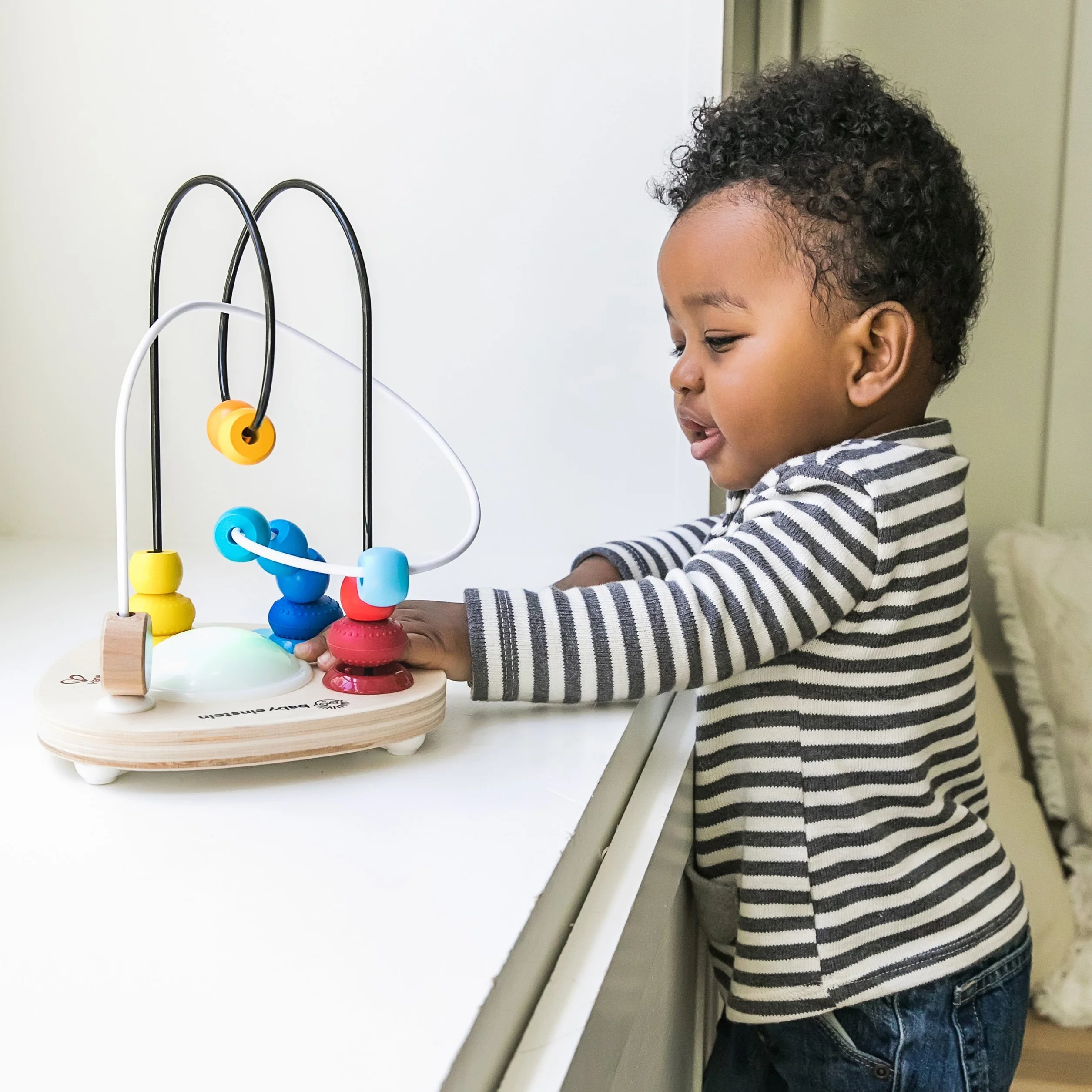 Baby Einstein, Hape, Color Mixer Giocattolo In Legno, Labirinto Di Perline, Dalle 12 Mesi
