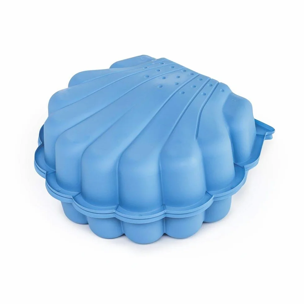Paradiso Toys T00752 Sand/Water Box Shell Shape, Blu, 86 x 80 x 20 cm
